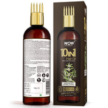 Load image into Gallery viewer, WOW Skin Science 10 in 1 Miracle Hair Oil - WITH COMB APPLICATOR - Cold Pressed - No Mineral Oil, Silicones & Synthetic Fragrance - 100 ml