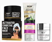 Load image into Gallery viewer, WOW Skin Science Activated Charcoal Face Mask with PM 2.5 Anti-Pollution Shield No Parabens & Mineral Oil Wash Off Face Mask - 200 ml