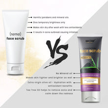 Load image into Gallery viewer, WOW Skin Science Activated Charcoal Face Scrub - No Parabens & Mineral Oil - 100 ml