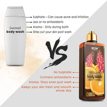 Load image into Gallery viewer, WOW Skin Science Valencia Orange & Ginger Foaming Body Wash - No Parabens, Sulphate, Silicones & Color - 250 ml