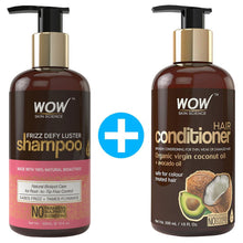 Load image into Gallery viewer, WOW Skin Science Frizz Defy Luster No Parabens, Sulphate & Silicone Shampoo - 300 ml