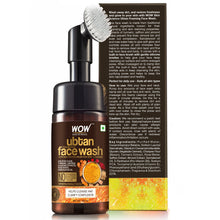 Load image into Gallery viewer, WOW Skin Science Ubtan Foaming Face Wash with Built-In Face Brush for Deep Cleansing - No Parabens, Sulphate, Silicones & Color - 100 ml