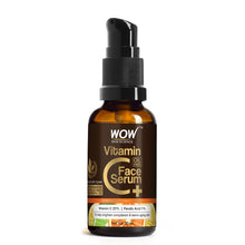 Load image into Gallery viewer, WOW Skin Science Vitamin C+(Plus) Face Serum - Vitamin C 20%, Ferulic Acid 1% - Brightening, Anti-Aging Skin Repair, Decrease formation of Fine Lines, Wrinkles &amp; Brown Spots - Glass Bottle - 30 ml
